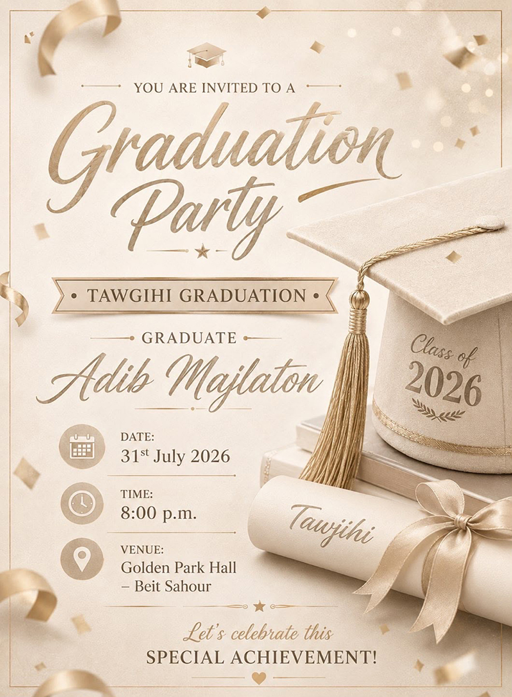 Custom event image