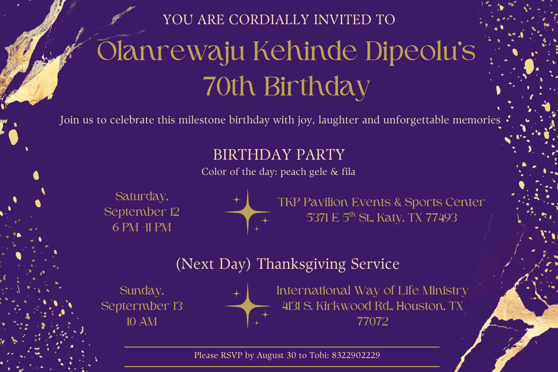 Custom event image